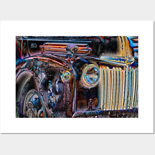 Vintage Truck Wall Art by Art Quilts by Rhonda